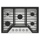 Whirlpool WCGK7030PS 30-Inch Gas Cooktop With Fifth Burner