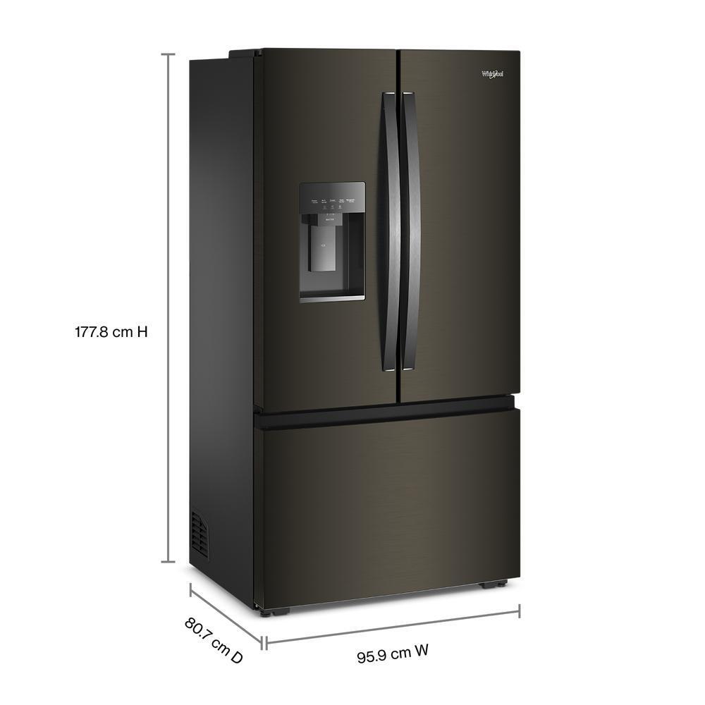 Whirlpool WRFC7036RV 36-Inch Wide True Counter Depth 3-Door French Door Refrigerator - 23.4 Cu. Ft.