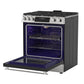 Sharp SSG3076SNS 30 In. 5 Burner 6.1 Cu. Ft. Slide-In Gas Range With True European Convection