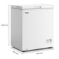 Whirlpool WZCN315TW Whirlpool® 5 Cu. Ft. Chest Freezer With 1 Storage Basket