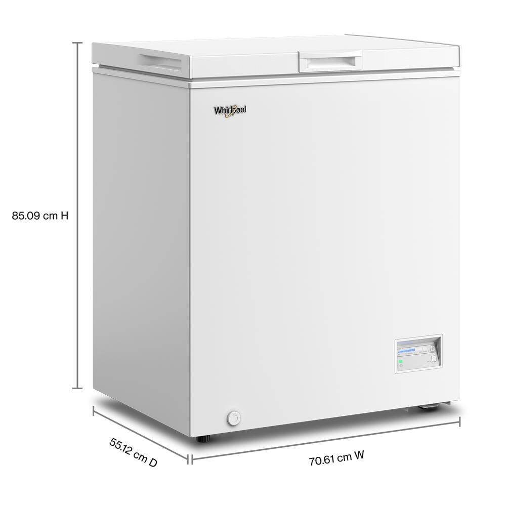 Whirlpool WZCN315TW Whirlpool® 5 Cu. Ft. Chest Freezer With 1 Storage Basket