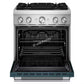 Kitchenaid KFDS930SAG 30-Inch 4 Burner Commercial-Style Dual Fuel Range With No Preheat Air Fry Mode