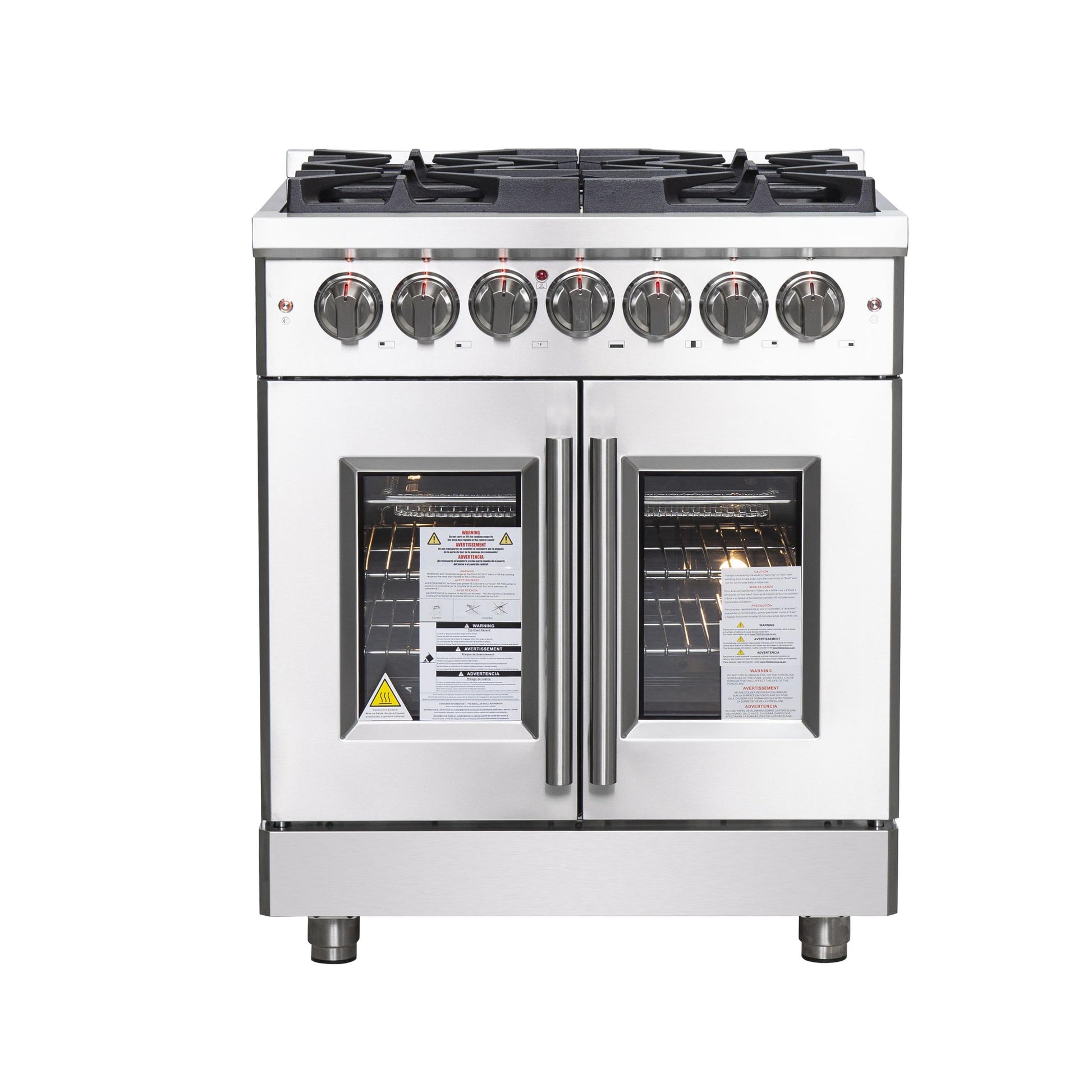 Forno FFSGS632530 Forno Massimo 30" Freestanding French Door Dual Fuel Range