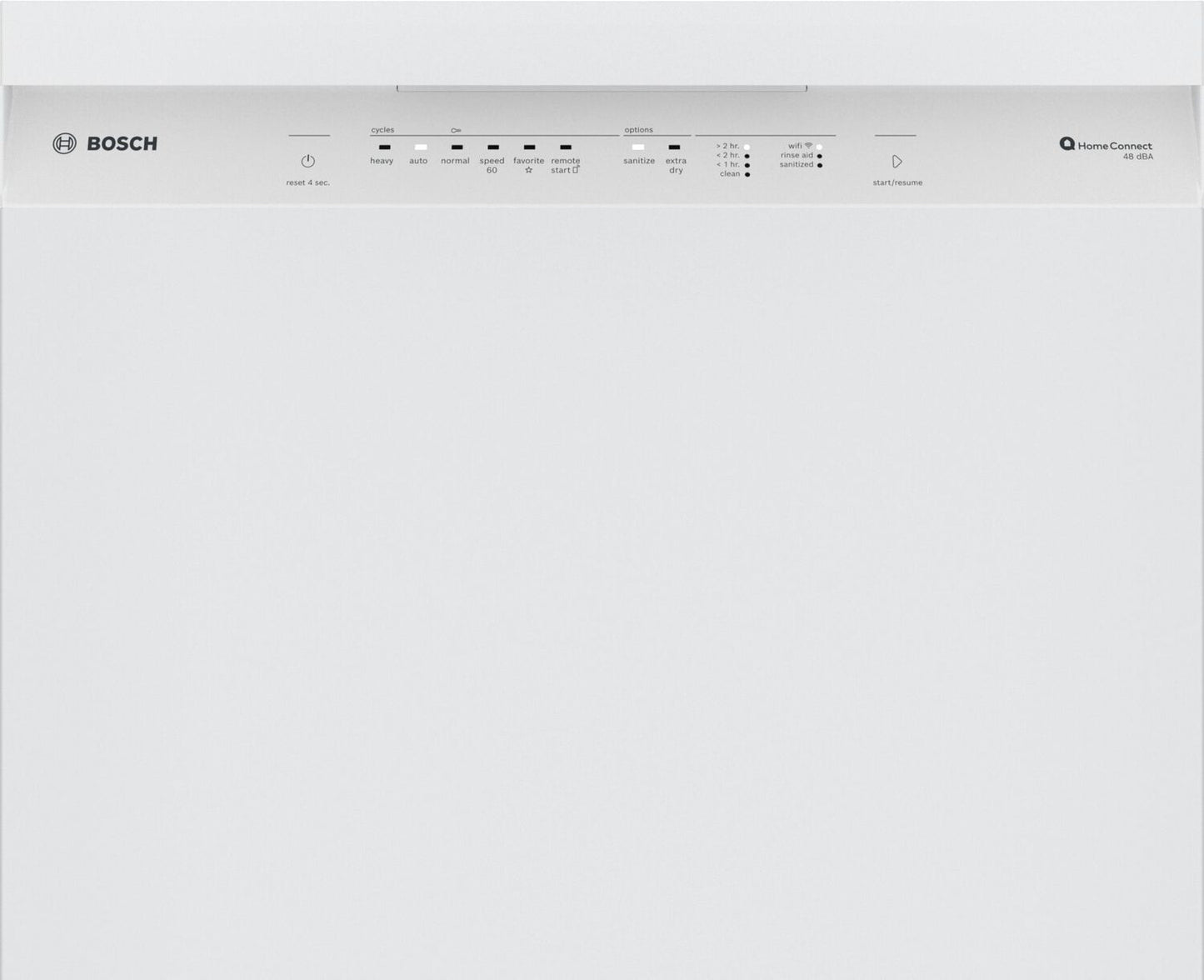 Bosch SHE41CM2N 300 Series Dishwasher 24" White She41Cm2N