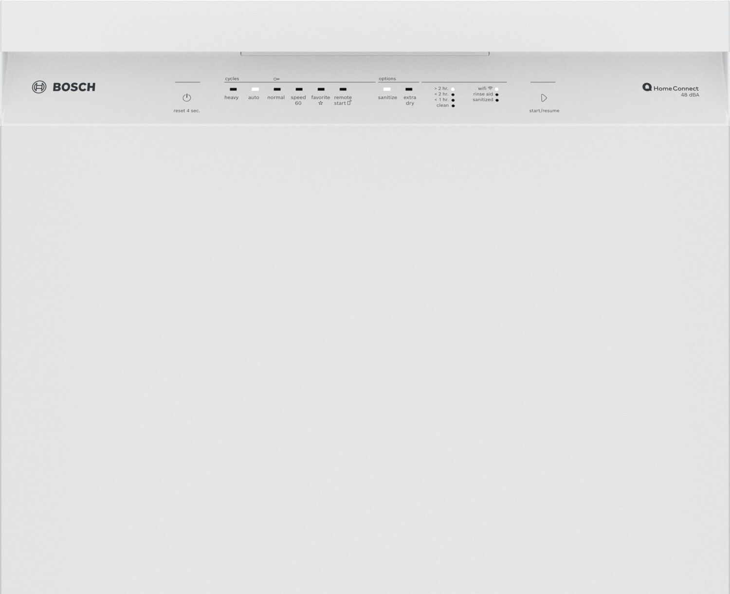 Bosch SHE41CM2N 300 Series Dishwasher 24" White She41Cm2N