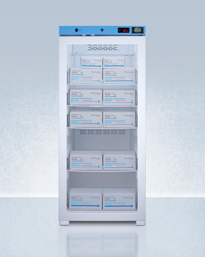 Summit ACR1012GNSF456 24" Wide Upright Healthcare Refrigerator, Certified To Nsf/Ansi 456 Vaccine Storage Standard