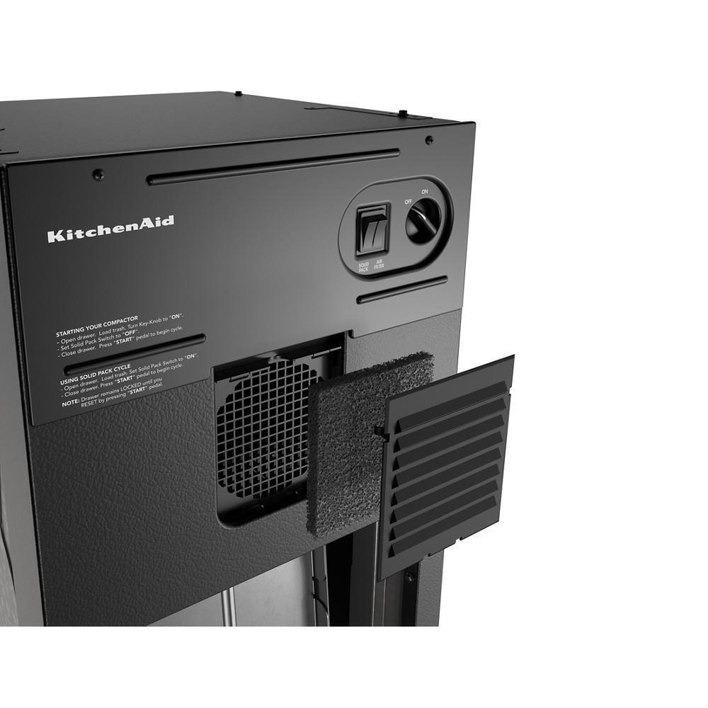 Kitchenaid KTTP515TSS Kitchenaid® 15 In. Built-In Trash Compactor With Built-In Odor Management System