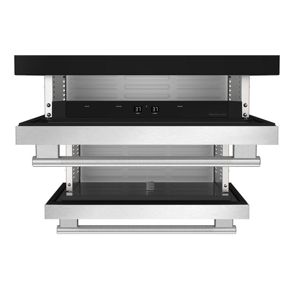 Kitchenaid KURT524SSB 24" Stainless Steel Undercounter Double-Drawer Refrigerator