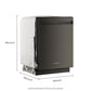 Kitchenaid KDFS424SBE 360(Degree) Max Jets™ Third Rack Dishwasher With Prodry™ System, 44 Dba