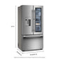 Kitchenaid KRFC936SPS Counter-Depth French Door Refrigerator With Clearvue™