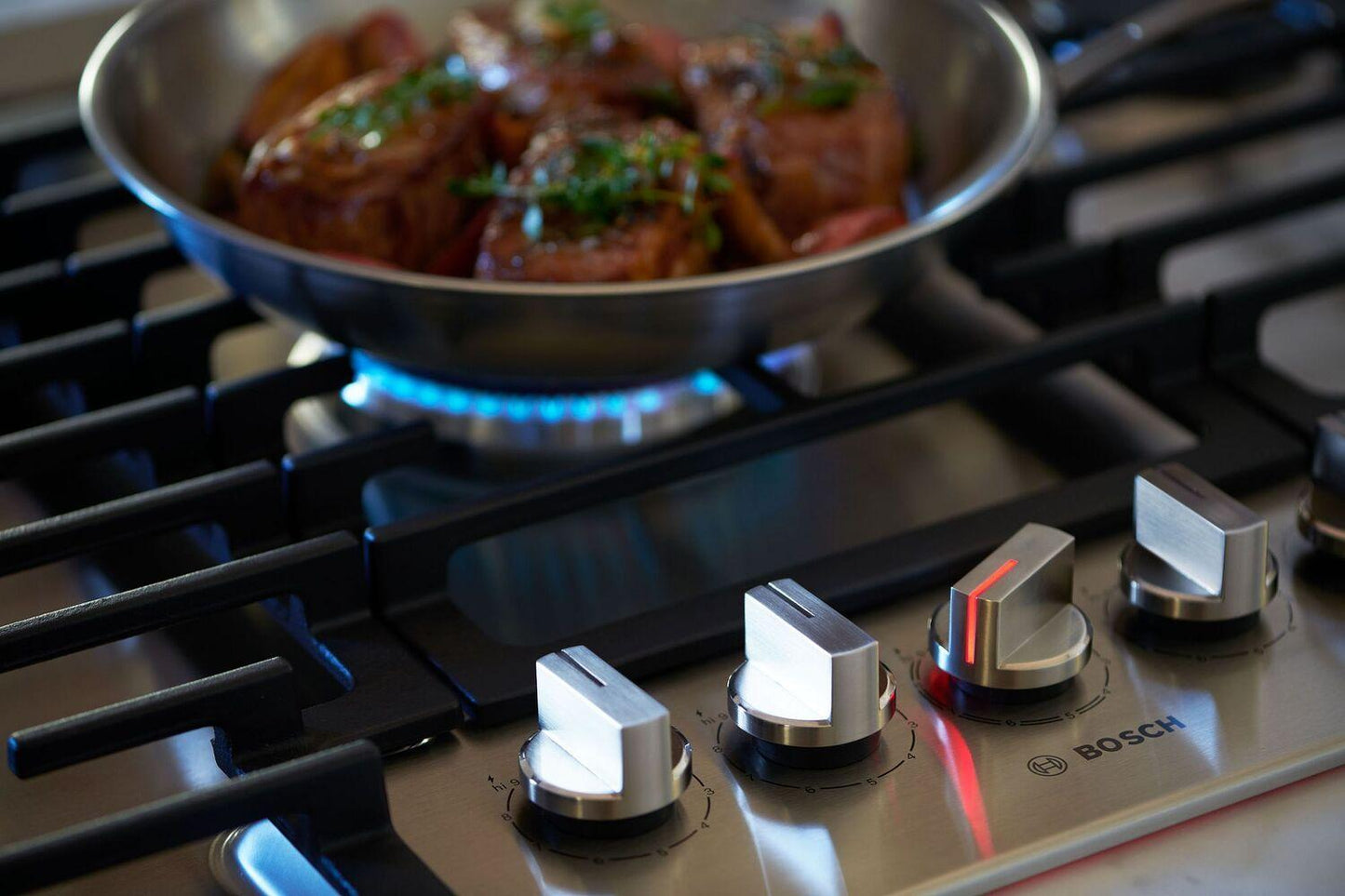 Bosch NGM8659UC 800 Series Gas Cooktop 36" Stainless Steel Ngm8659Uc