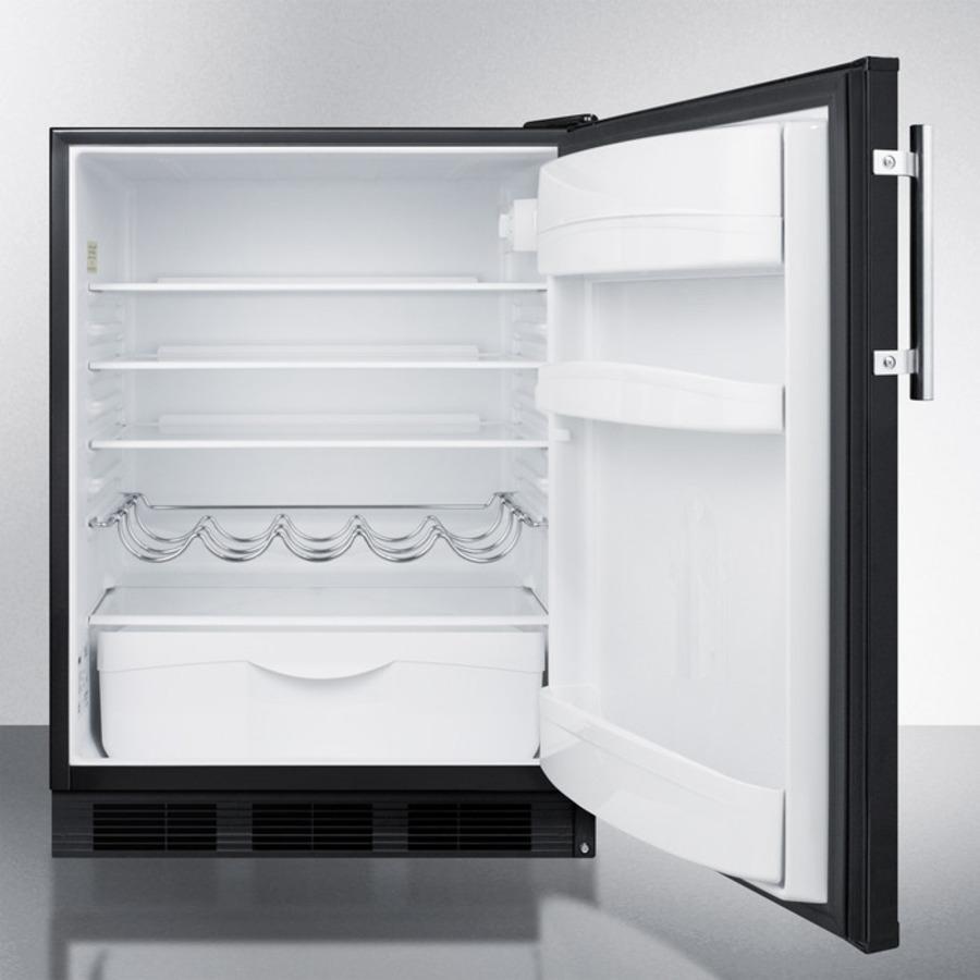 Summit FF63BKADA 24" Wide All-Refrigerator, Ada Compliant