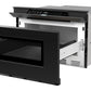 Sharp SMD2479MB Sharp 24 In. 1.2 Cu. Ft. Deco Series Built-In Smart Microwave Drawer™ Oven With Easy Wave Open In Black
