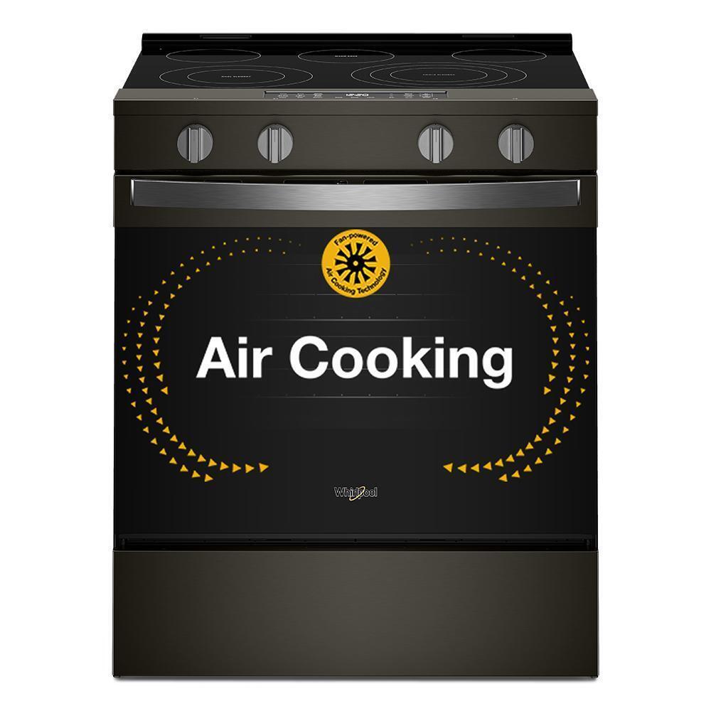 Whirlpool WSGS5030SW 30-Inch Gas Smart Range With Air Cooking Technology