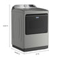 Maytag MGD7205RR 7.4 Cu Ft. Smart Top Load Dryer With Pet Pro Option
