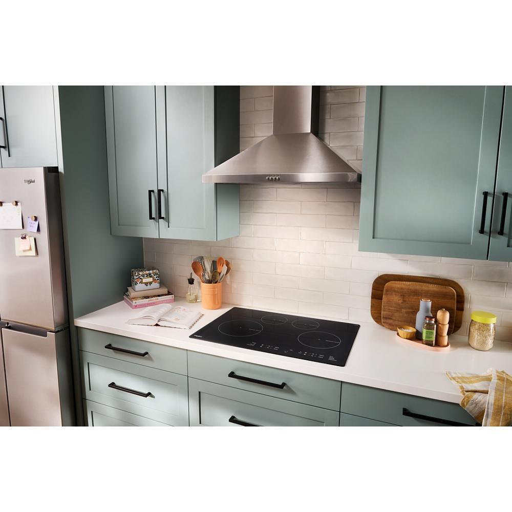 Whirlpool WCIT6030SB 30" Induction Cooktop With Wipeclean™ Coating - 4 Elements