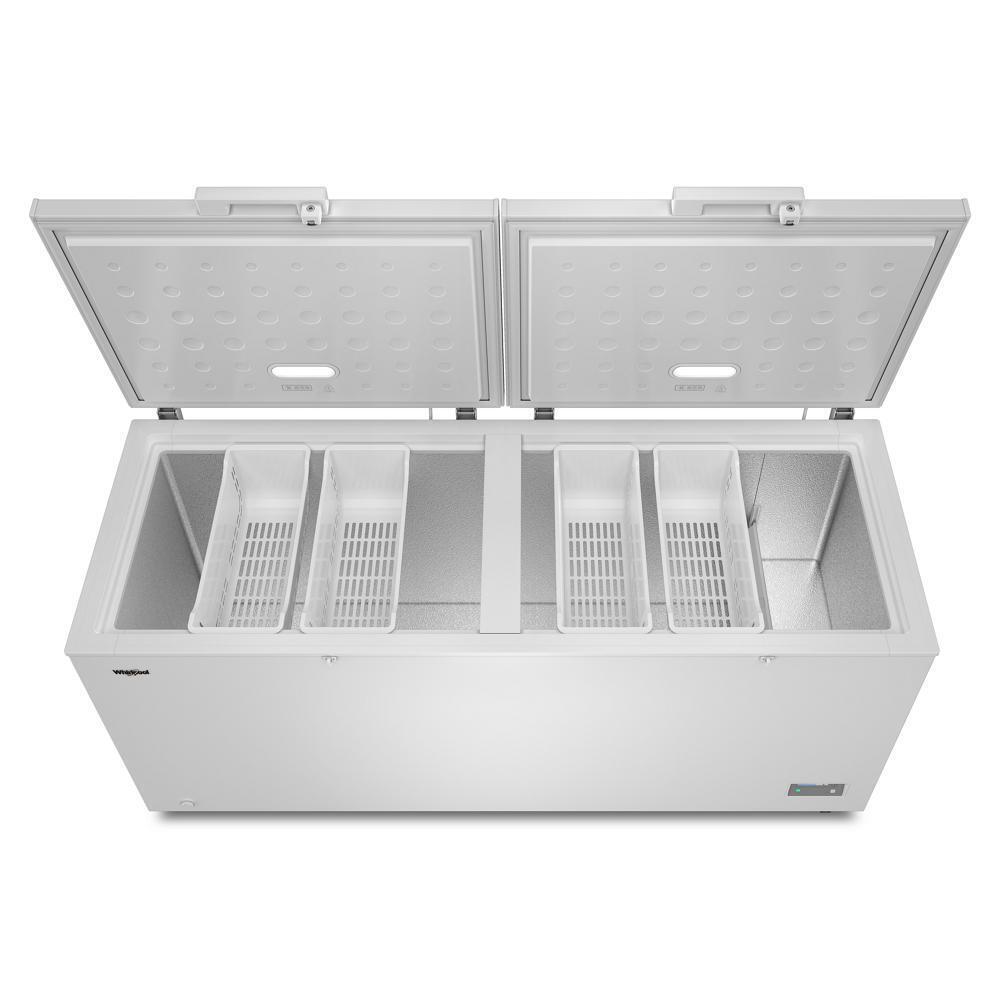 Whirlpool WZCC5522TW Whirlpool® 22 Cu. Ft. Convertible Freezer-To-Fridge Chest Freezer With 4 Storage Baskets