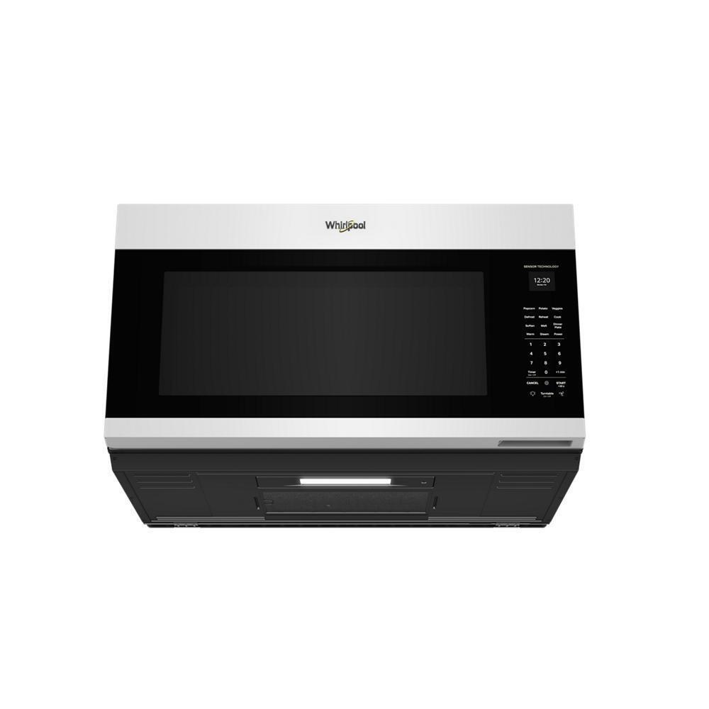 Whirlpool WMMS5630TW 2.1 Cu. Ft. Microwave Hood With Sensor Cooking And Accupop™