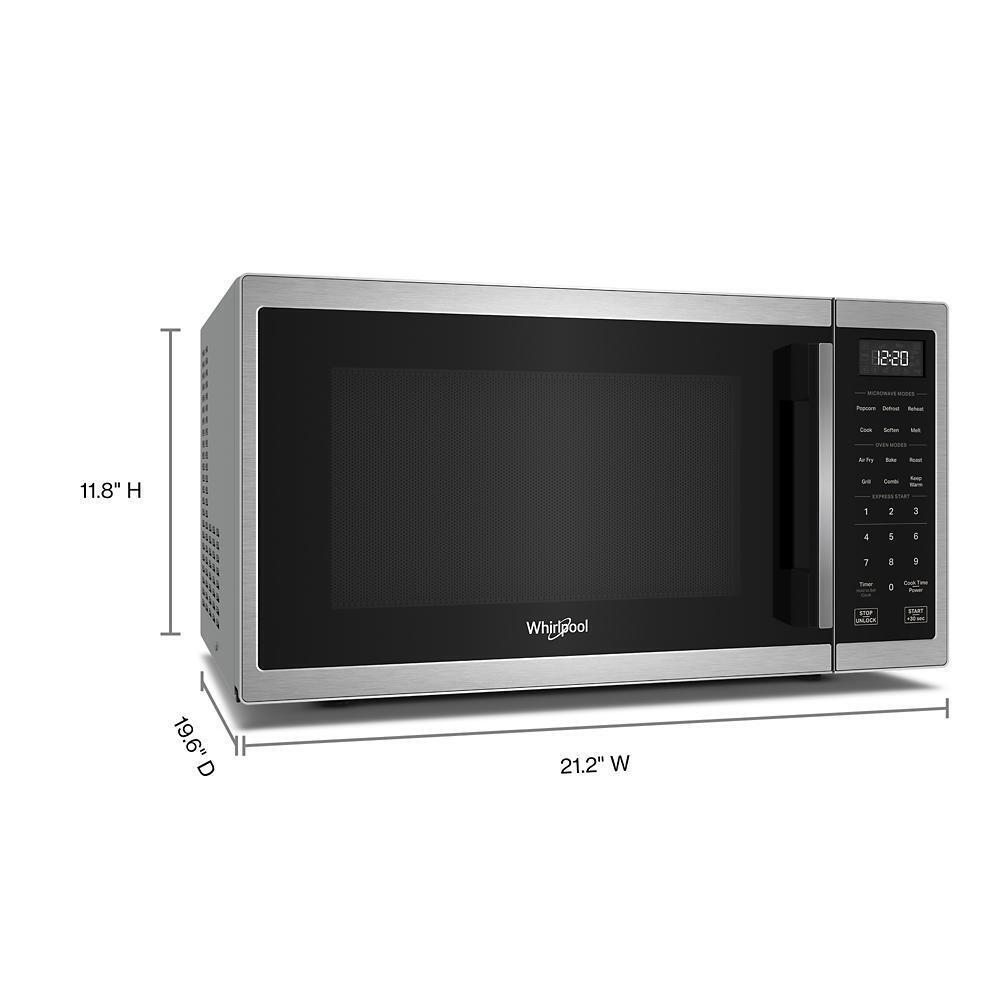 Whirlpool WMCS5522RS 1.0 Cu. Ft. Stainless Steel All-In-One Multifunctional Countertop Microwave With Air Fry - 900 Watt