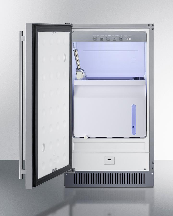 Summit BIM182ADALHD 18" Wide Clear Icemaker, Ada Compliant