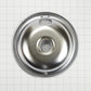 Jennair W10196405RW Electric Range Round Burner Drip Bowl, Chrome
