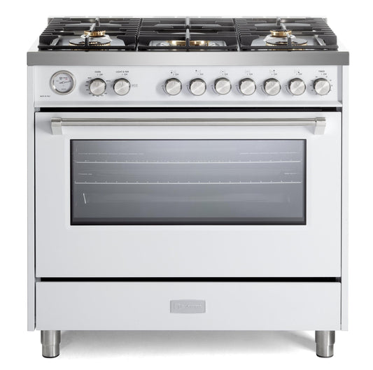 Verona VUFSGG365W Verona Ultima 36" Gas Range - White