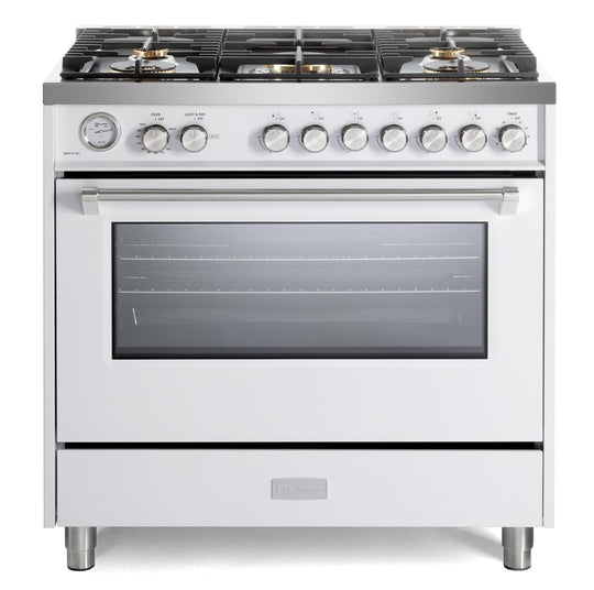 Verona VUFSGG365W Verona Ultima 36" Gas Range - White
