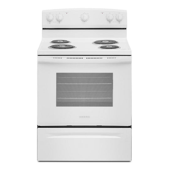 Amana AFCS2530TW Amana® 30-Inch Electric Range With Extra-Large Oven Window