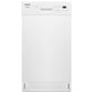 Whirlpool WDPS5118PW Small-Space Compact Dishwasher With Stainless Steel Tub