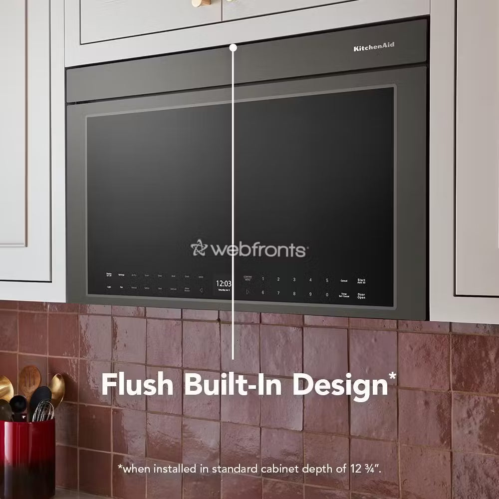 Kitchenaid KMMF730PBE Multifunction Over-The-Range Microwave Oven With Infrared Sensor Modes