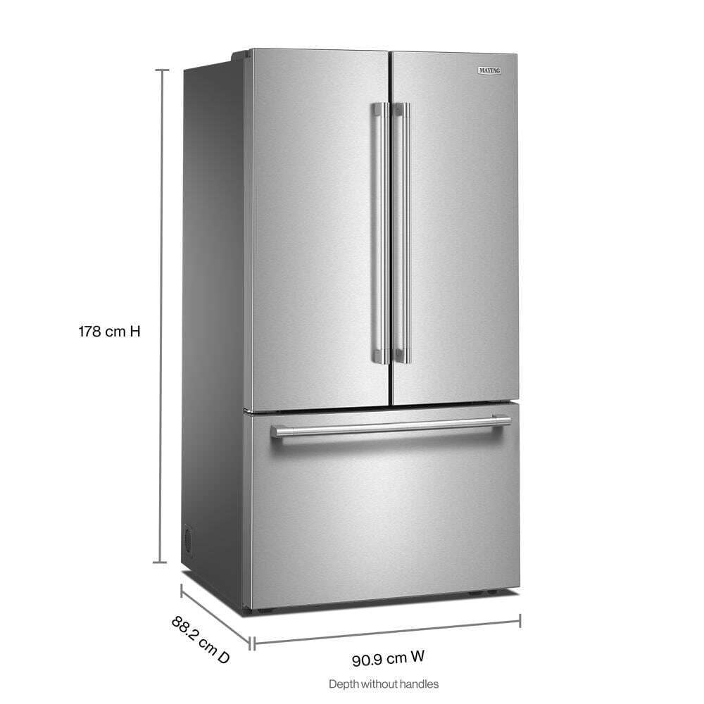 Maytag MRFF4336TZ Maytag® 31 Cu. Ft. Xl Capacity French Door Bottom Mount Refrigerator With Ice + Water
