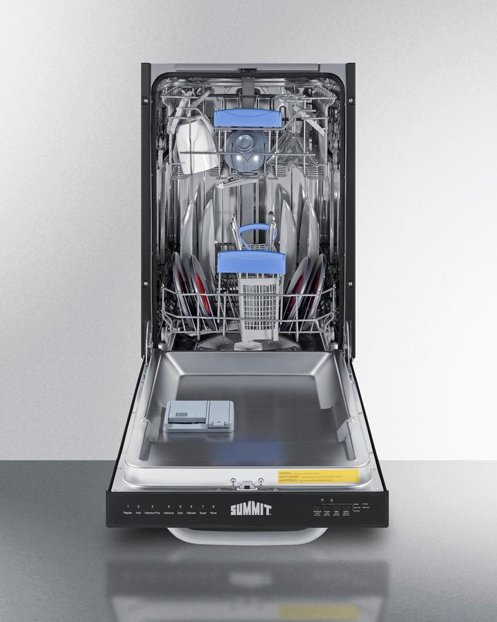 Summit DW184BADA 18" Wide Built-In Dishwasher, Ada Compliant