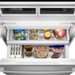 Bosch B36BT130NS Benchmark®, Vario Built-In Fridge-Freezer With Freezer At Bottom, 36'', Soft Close Flat Hinge