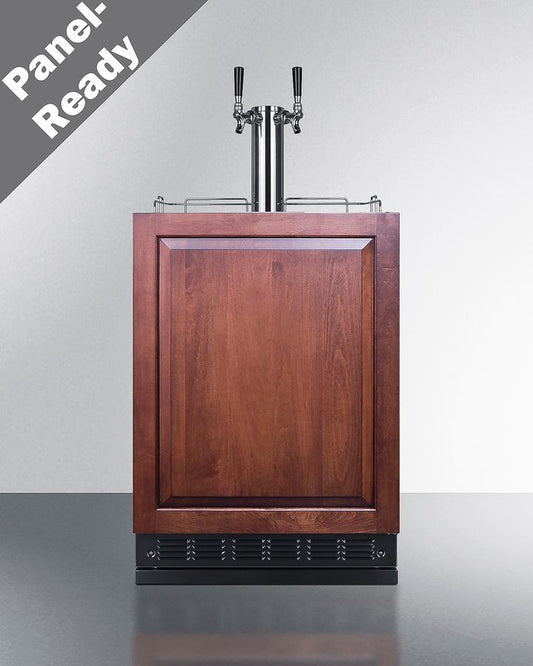 Summit SBC7BRSIFWK2 24" Wide Wine Kegerator (Panel Not Included)