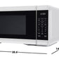Sharp SMC1161KW Sharp 1.1 Cu. Ft. 1000W White Countertop Microwave Oven