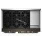 Kitchenaid KFGD948SBE Kitchenaid® 48-Inch 6 Burner Commercial-Style Gas Range With Griddle