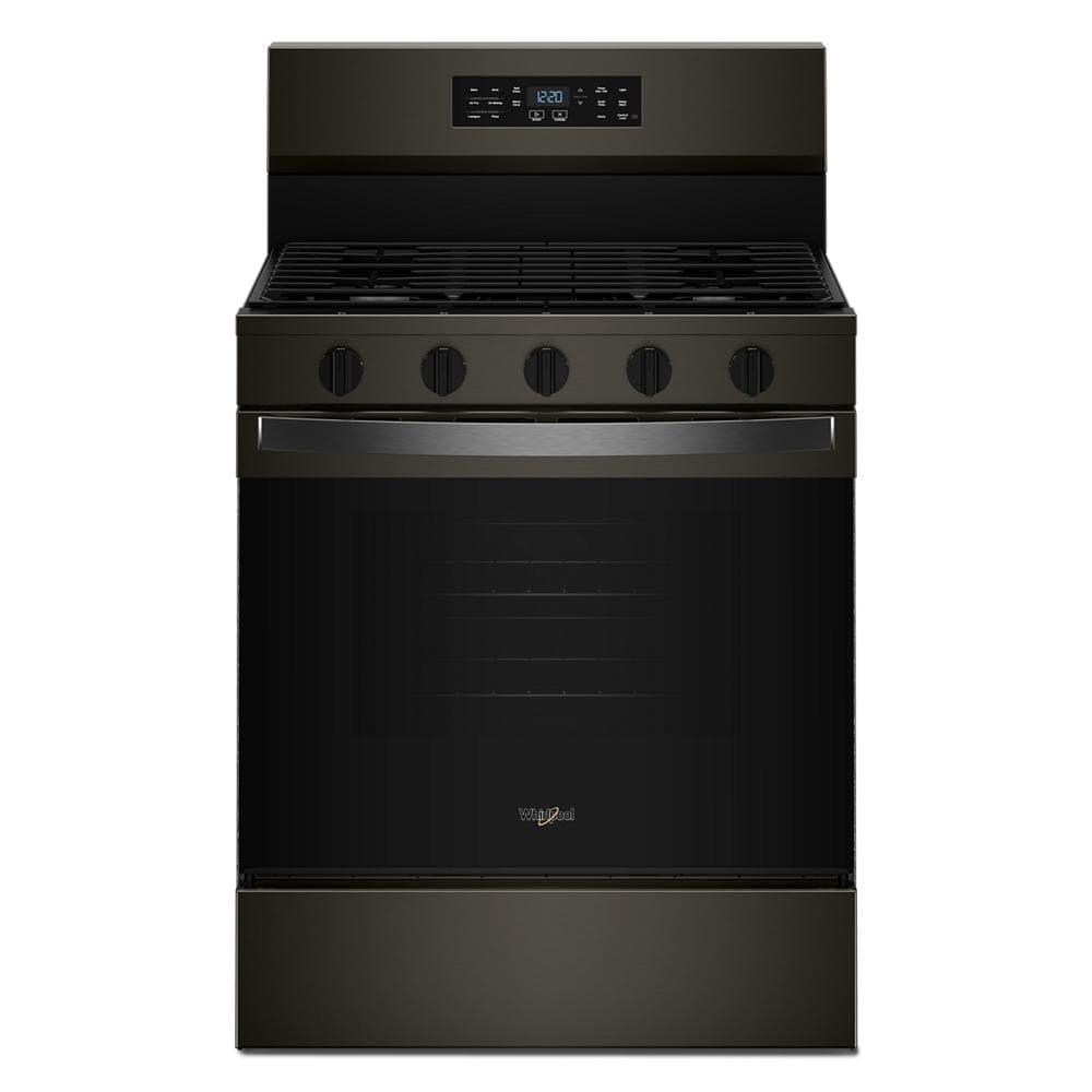 Whirlpool WFGS5730SV 30-Inch Gas Range With Air Cooking Technology And Ez-2-Lift™ Hinged Grates