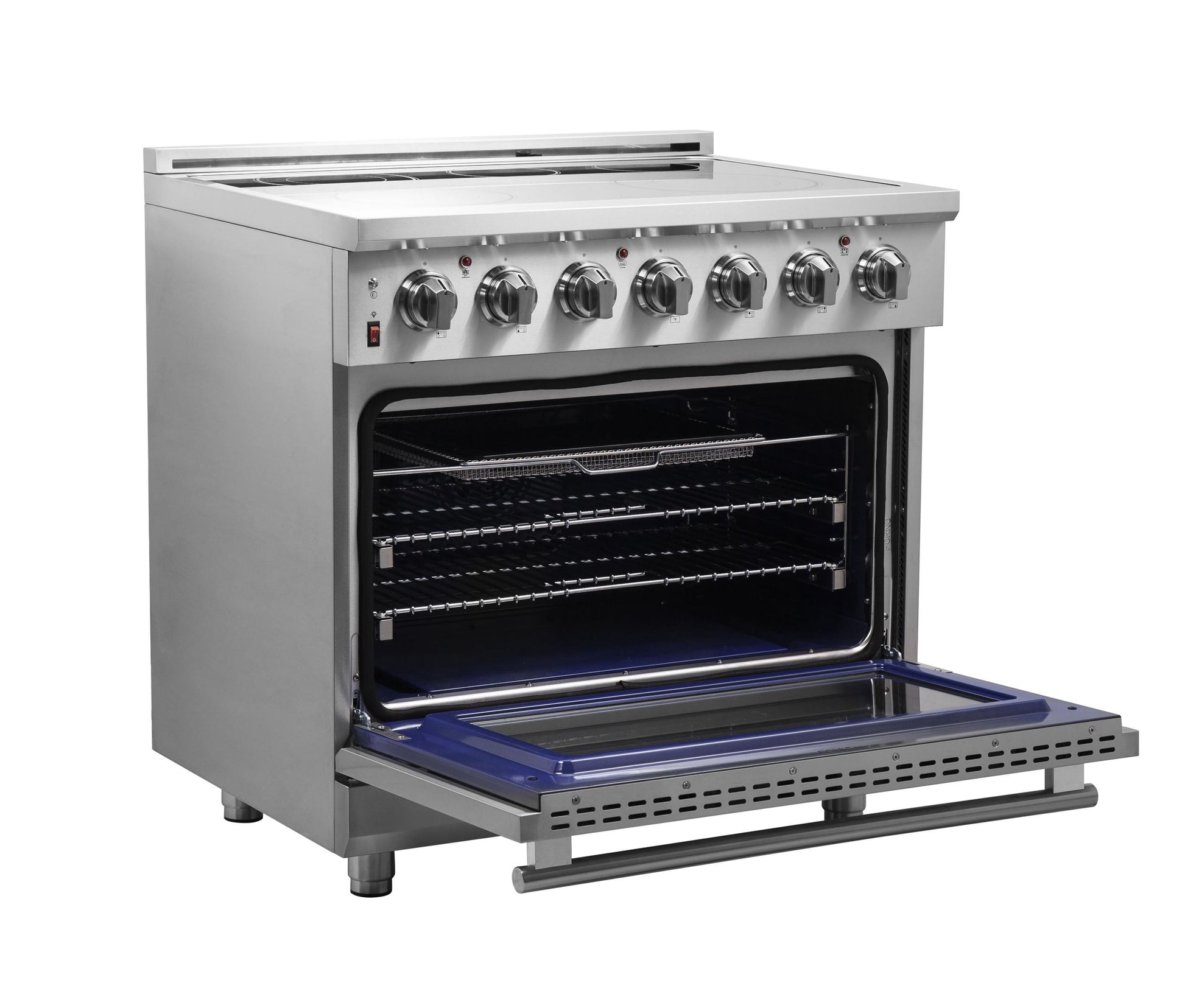 Forno FFSEL602036 Forno Massimo 36" Freestanding Chef _X000D_ Door Electric Range