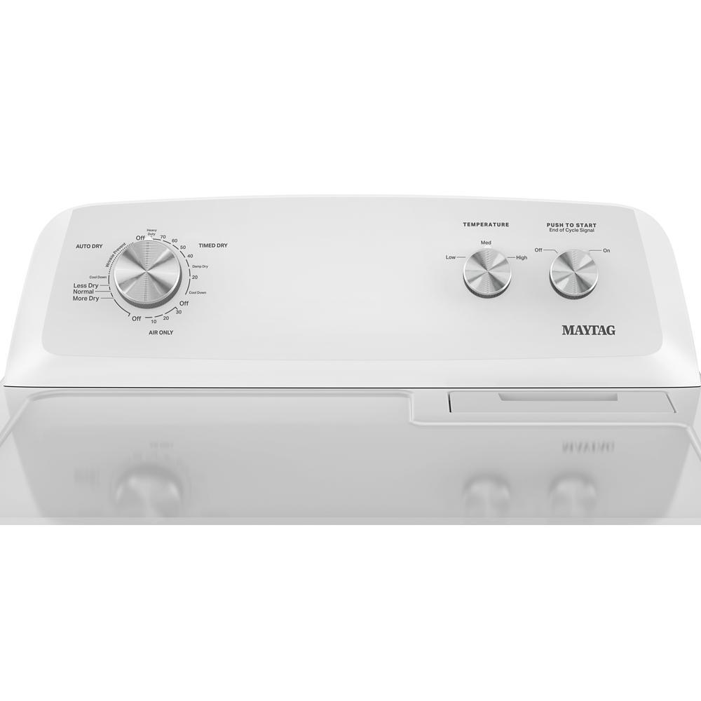 Maytag MGD4005SW Top Load Gas Wrinkle Prevent Dryer - 7.0 Cu. Ft.
