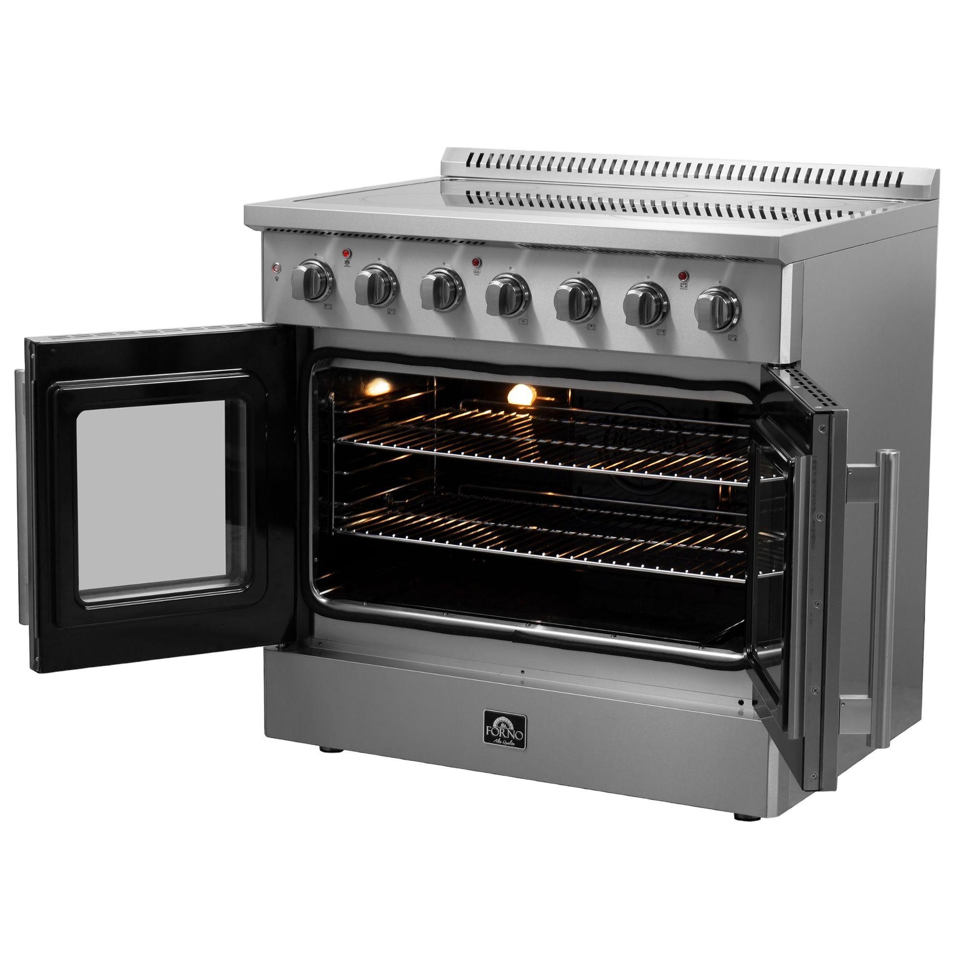 Forno FFSEL691736 Forno Galiano 36" Freestanding French Door Electric Range
