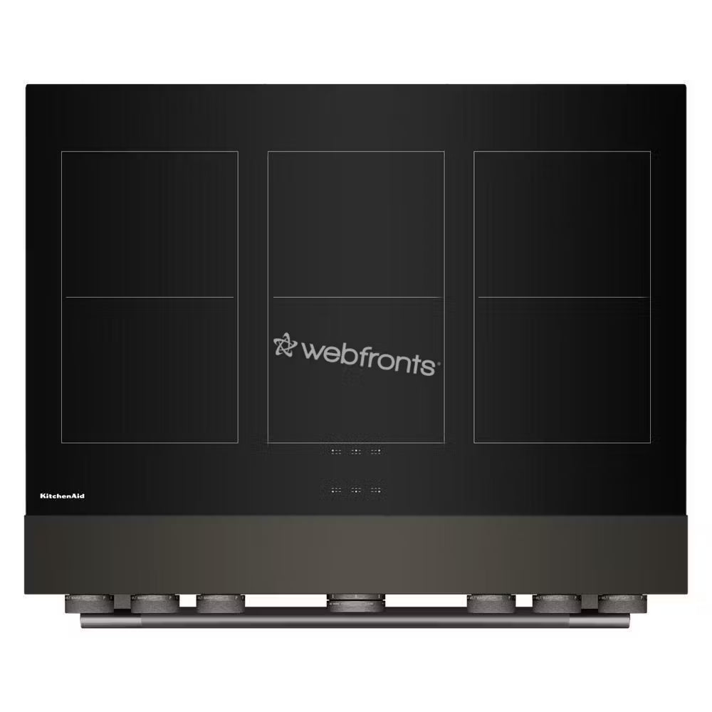 Kitchenaid KFIS936SBE 36-Inch 6-Element Induction Freestanding Commercial-Style Range With Air Fry