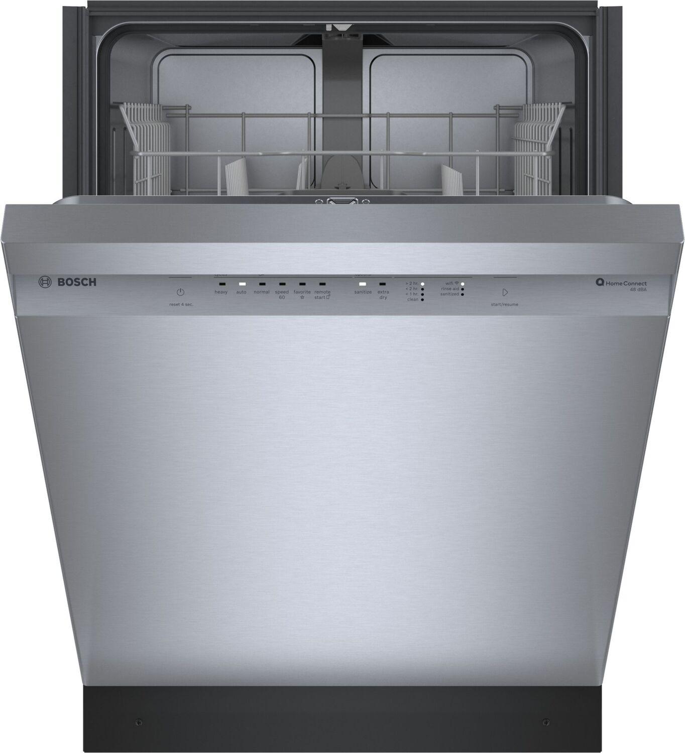 Bosch SHE41CM5N 100 Series Dishwasher 24'' Stainless Steel Anti-fingerprint
