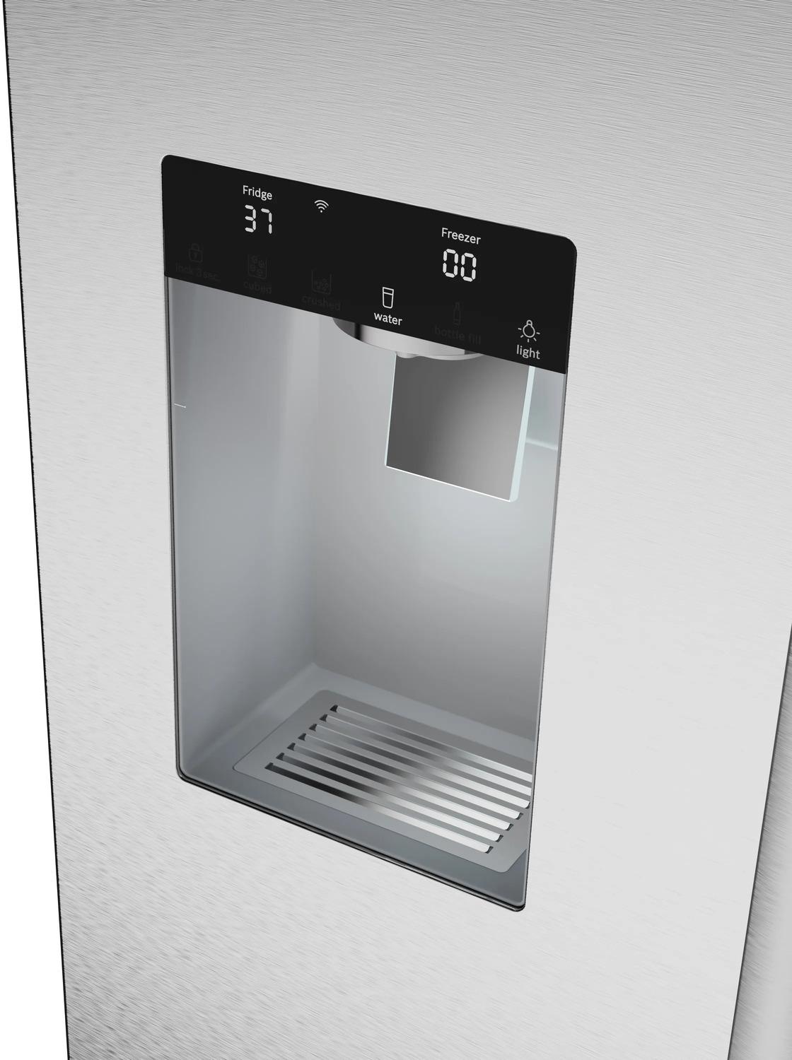 Bosch B36FD52SNS 500 Series French Door Bottom Mount Refrigerator 36" Stainless Steel (With Anti-Fingerprint)