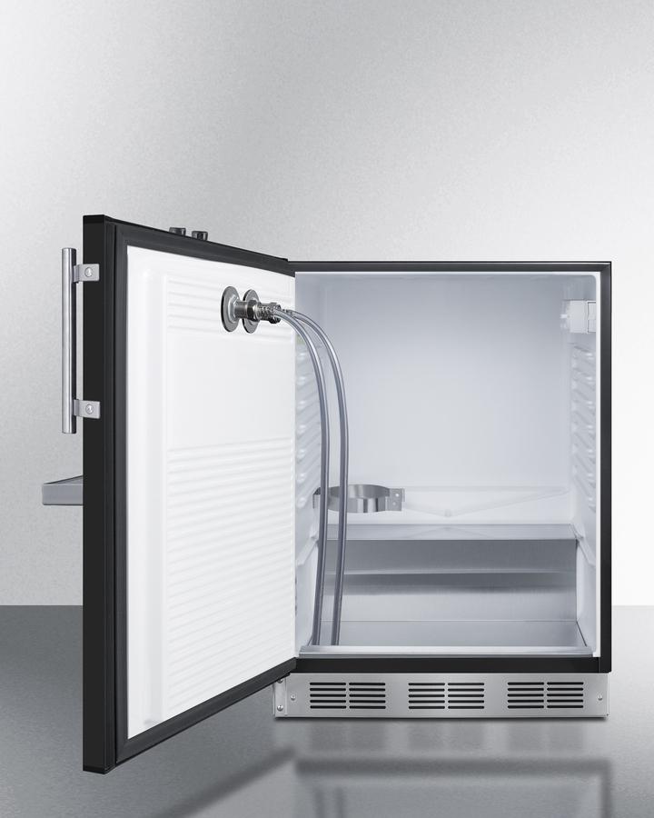 Summit SBC58BFRTPCFADALHD 24" Wide Front Tap Built-In Cold Brew Coffee Kegerator, Ada-Compliant