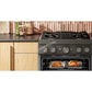 Kitchenaid KFDS930SBE 30-Inch 4 Burner Commercial-Style Dual Fuel Range With No Preheat Air Fry Mode