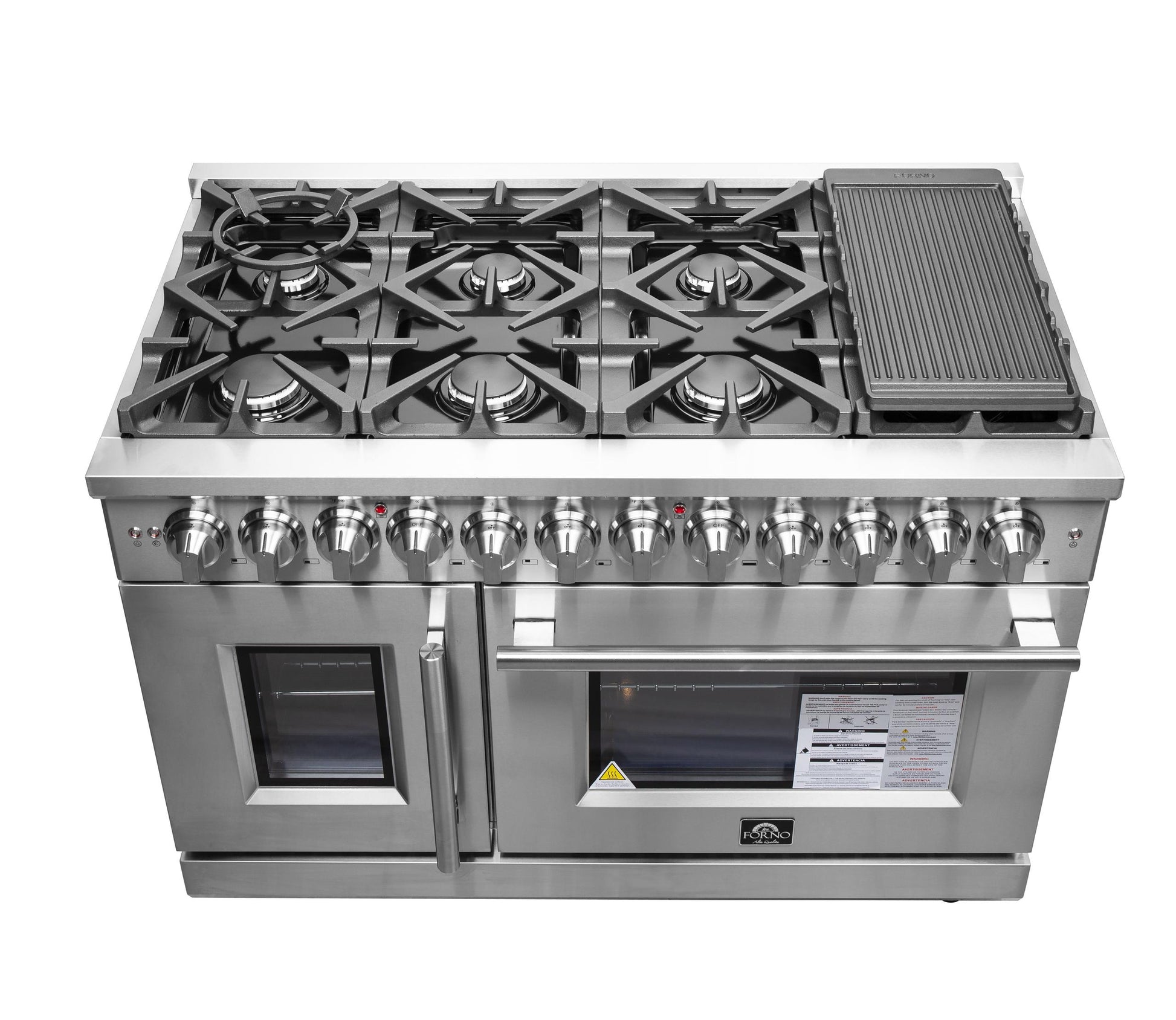 Forno FFSGS632548 Forno Massimo 48" Freestanding French Door Dual Fuel Range