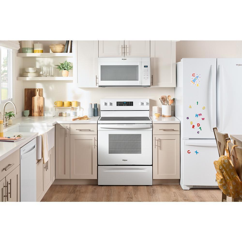 Whirlpool WMMS3130RW 30 W 1.7 Cu. Ft Over The Range Microwave With 1000-Watts Cooking Power