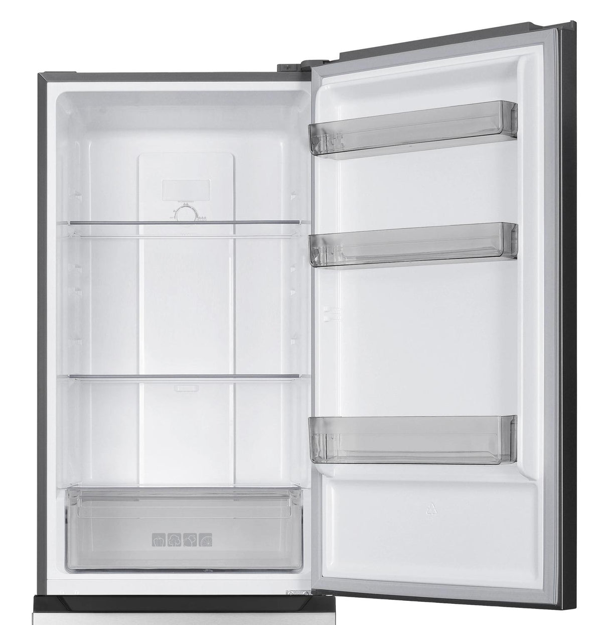 Sharp SJB1045SNS 10.4 Cu. Ft. Counter Depth 24 In. Bottom Freezer 2-Door Refrigerator With Reversible Door In Stainless Steel