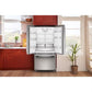 Kitchenaid KRFF333SPS 22 Cu. Ft. 33-Inch Width Standard Depth French Door Refrigerator With Interior Dispenser