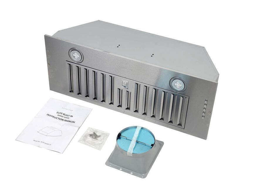 Hauslane INR100SS30 Hauslane Chef 30-In Convertible Stainless Steel Undercabinet Range Hood Insert